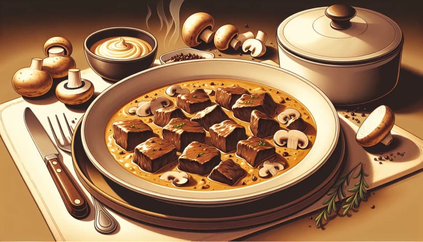 Mouthwatering Beef Stroganoff