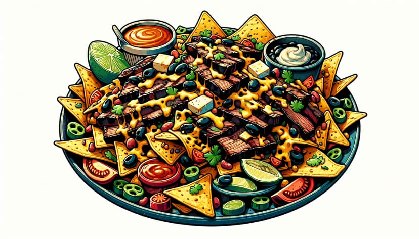 Skirt Steak Loaded Nachos