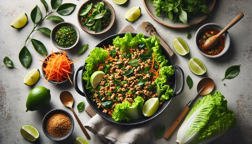 Spicy Turkey Larb